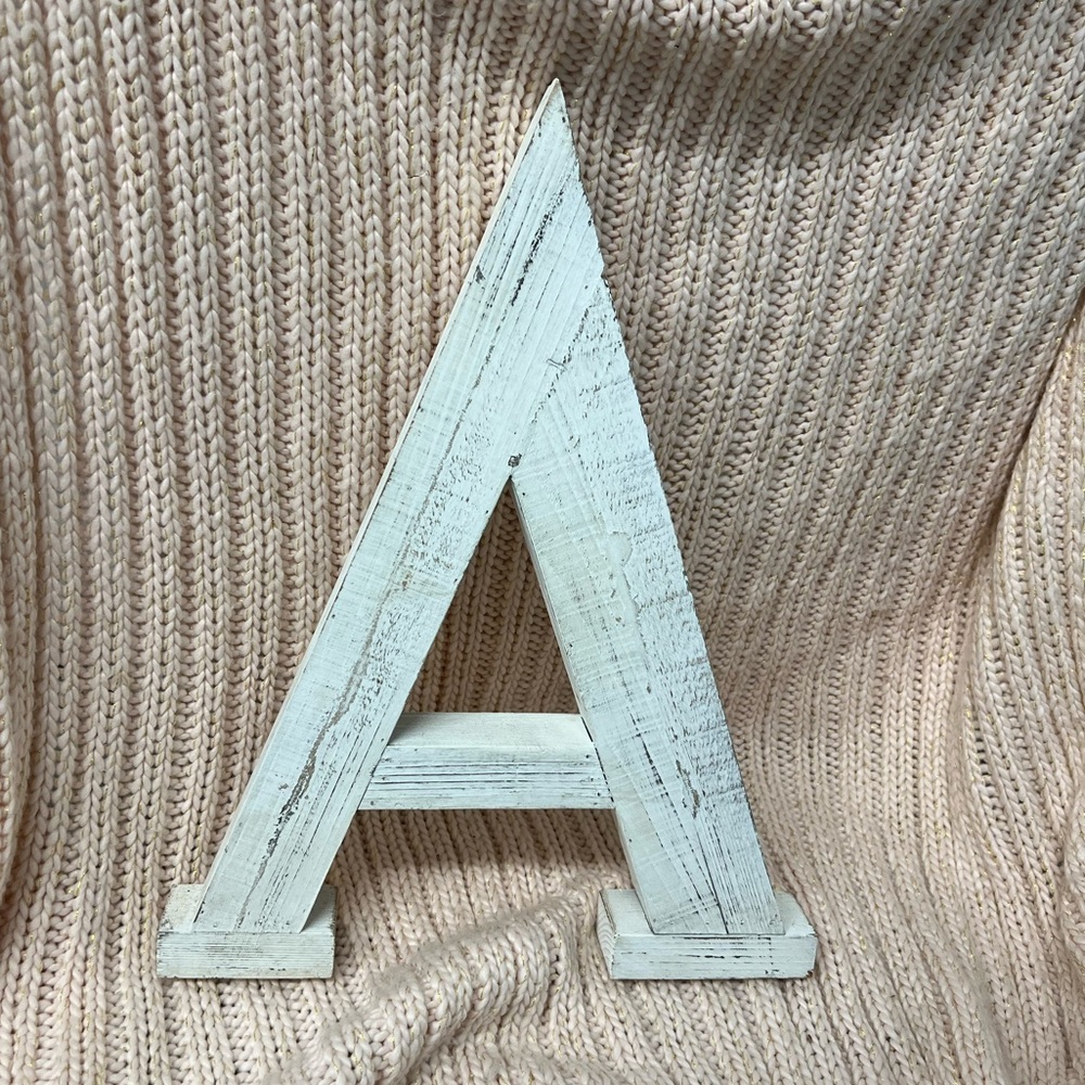 Large decorative letter A